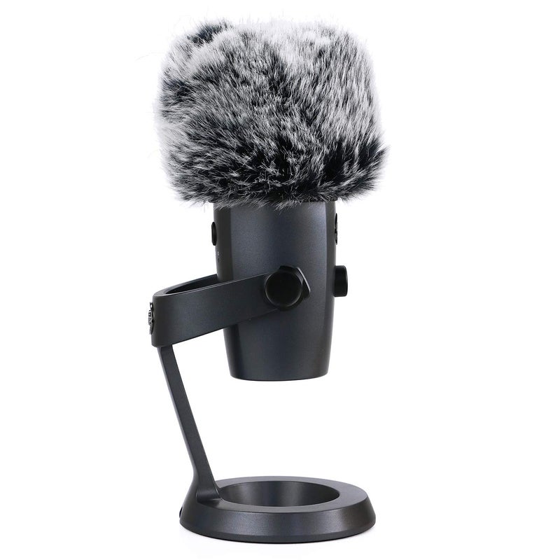 SUNMON Mic Furry Windscreen Muff for Blue Yeti Nano Condenser Microphone, Mic Cover Microphone Fur Pop Filter by SUNMON - Image 3